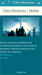 Mobile Screenshot of eden-ministries.com