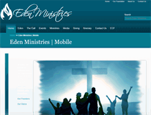 Tablet Screenshot of eden-ministries.com